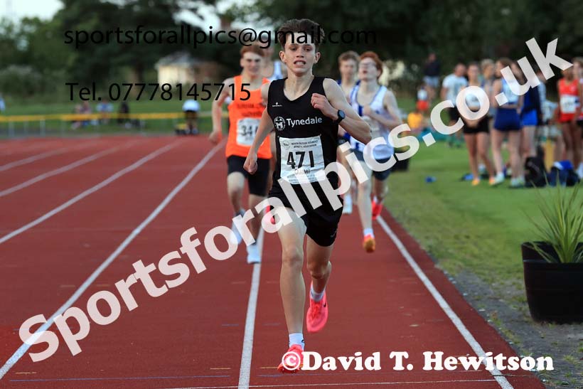 800 metres, 2024 NEGP 6, Monkton Stadium,  Wednesday, August 14th.  Photo: David T. Hewitson/Sports for All Pics